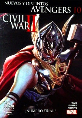 Papel CIVIL WAR II N° 10 NUEVOS Y DISTINTOS AVENGERS