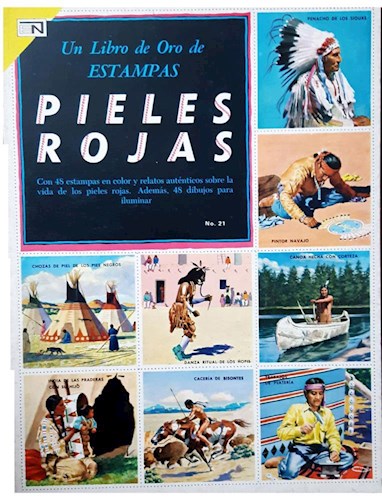 Papel PIELES ROJAS (COLECCION UN LIBRO DE ORO DE ESTAMPAS)