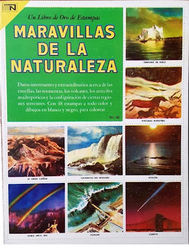 Papel MARAVILLAS DE LA NATURALEZA (UN LIBRO DE ORO DE ESTAMPAS)