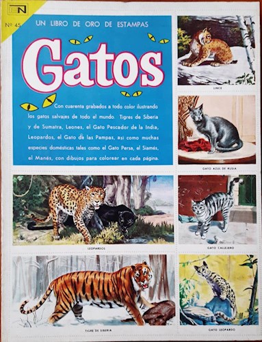 Papel GATOS (COLECCION UN LIBRO DE ORO DE ESTAMPAS)