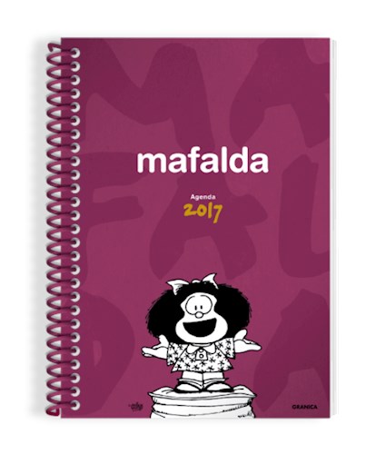  Mafalda 2017  Agenda Anillada - Azul