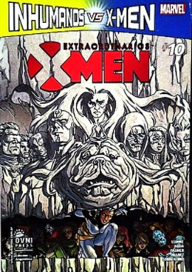 Papel INHUMANOS VS X-MEN N°10 EXTRAORDINARIOS X-MEN