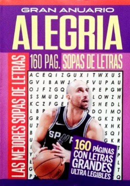 Papel SOPAS DE LETRAS 20X28 160 PAGINAS TAPAS SURTIDAS