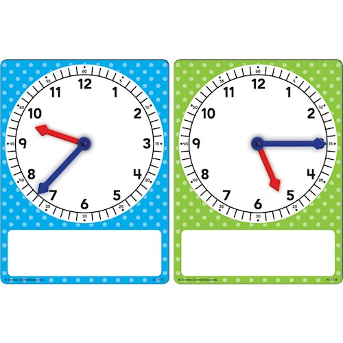 Papel Magnetic Foam Small Geared Clocks (X2)