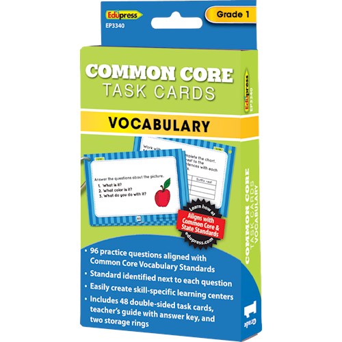Papel Common Core Task Cards - Vocabulary (Grade 1)