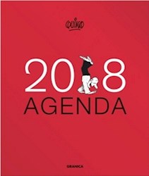 Papel Agenda Quino 2018 Encuadernada Roja