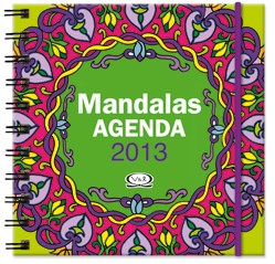 Papel Agenda Mandalas 2013 Tapa Verde