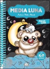 Papel Agenda Media Luna 2013 Tapa Celeste