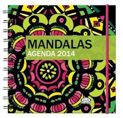 Papel Agenda Mandalas 2014 Tapa Verde