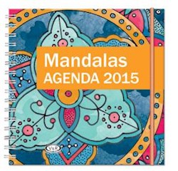 Papel Agenda Mandalas 2015 - Tapa Naranja