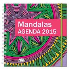 Papel Agenda Mandalas 2015 - Tapa Rosa