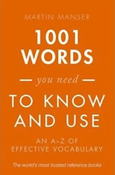 Papel 1001 Words You Need To Know And Use: An A-Z Of Effective Vocabulary