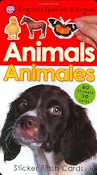 Papel Animals Bilingual Sticker Flashcards