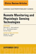 E-book Remote Monitoring And Physiologic Sensing Technologies And Applications, An Issue Of Cardiac Electrophysiology Clinics