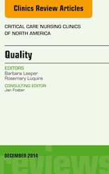 E-book Quality, An Issue Of Critical Nursing Clinics Of North America