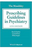 Papel The Maudsley Prescribing Guidelines In Psychiatry