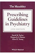 Papel The Maudsley Prescribing Guidelines In Psychiatry