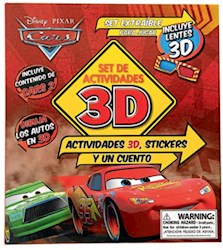 Papel Disney Cars 2 - Set De Actividades 3D