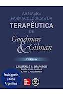 Papel Goodman & Gilman. Las Bases Farmacológicas De La Terapéutica Ed.13