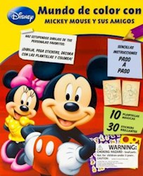 Papel Mundo De Color Con Mickey Mouse Y Sus Amigos