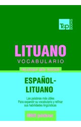  Vocabulario español-lituano - 9000 palabras más usadas