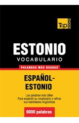  Vocabulario español-estonio - 9000 palabras más usadas