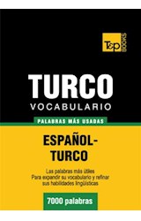  Vocabulario español-turco - 7000 palabras más usadas