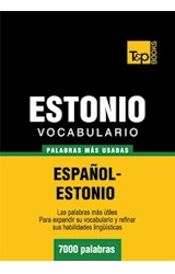  Vocabulario español-estonio - 7000 palabras más usadas