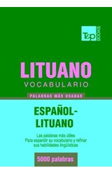  Vocabulario español-lituano - 5000 palabras más usadas