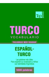  Vocabulario español-turco - 5000 palabras más usadas