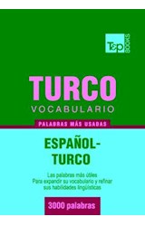  Vocabulario español-turco - 3000 palabras más usadas