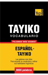  Vocabulario español-tayiko - 9000 palabras más usadas