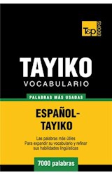  Vocabulario español-tayiko - 7000 palabras más usadas
