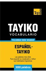  Vocabulario español-tayiko - 3000 palabras más usadas