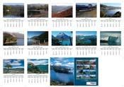 Papel Calendario Lagos Patagonicos 2009
