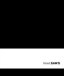 Libro Anotador Sam'S Lined Black 10 X 15 Rayado