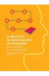 Papel El proyecto de investigación en Psicología
