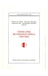 Papel Veinte años de filología griega (1984-2004)