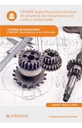  Especificaciones técnicas en procesos de mecanizado por corte y conformado. FMEH0209