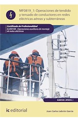  Operaciones de tendido y tensado de conductores en redes eléctricas aéreas y subterráneas. ELEE0108