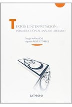 Papel Textos E Interpretación : Introducción Al Análisis Literario