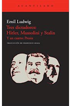 Papel Tres dictadores: Hitler, Mussolini y Stalin