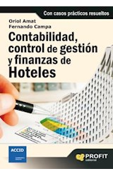  Contabilidad, control de gestión y finanzas de hoteles. Ebook