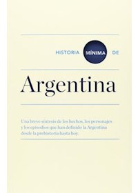 Papel Historia Minima De Argentina