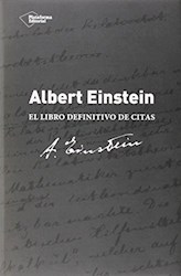 Papel Albert Einstein El Libro Definitivo De Citas