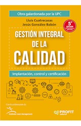  Gestion integral de la calidad (5ª Edición). Ebook.