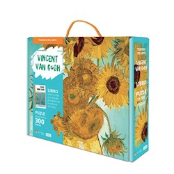 Papel Vincent Van Gogh Libro + Puzle Los Girasoles 300M Piezas