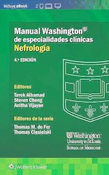 Papel Manual Washington De Especialidades Clínicas: Nefrología Ed.4