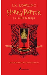 Papel Harry Potter Y El Caliz De Fuego - 20 Aniversario Gryffindor Rojo