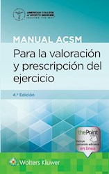 Papel Manual Acsm Para La Valoración Y Prescripción Del Ejercicio Ed.4